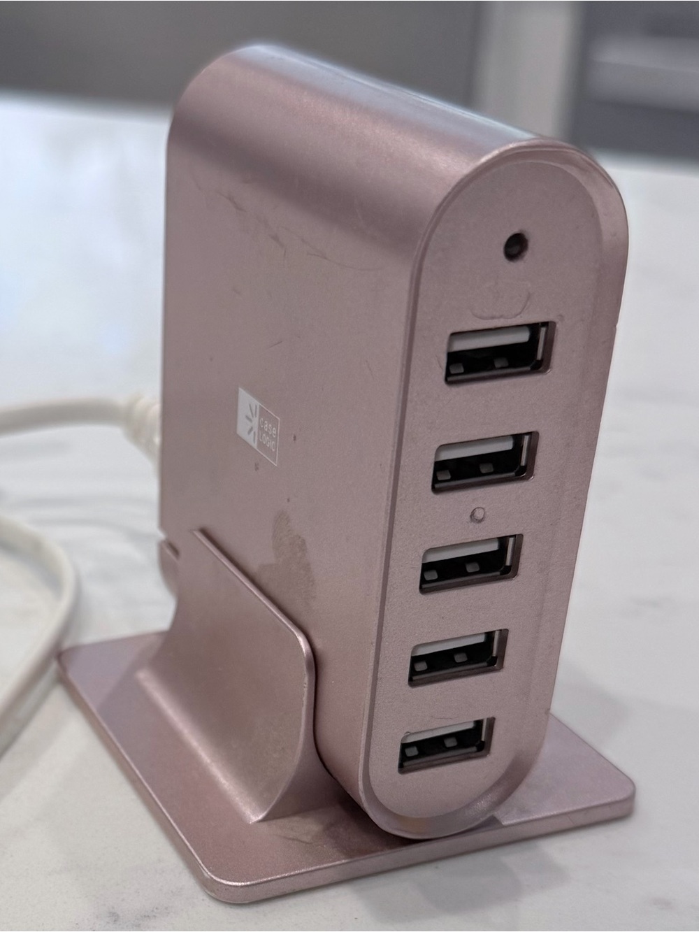 Multi-Port USB Charging Station - Rose Gold